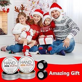 JOYPRO Magnetic Slime Putty, Magnetic Space Putty Slime with Upgraded Magnet Toys for Kids, Fidget Toy Stress Reliever Puddy for Christmas Birthday Gifts Stocking Stuffers(Black&Gold,2 Pack)