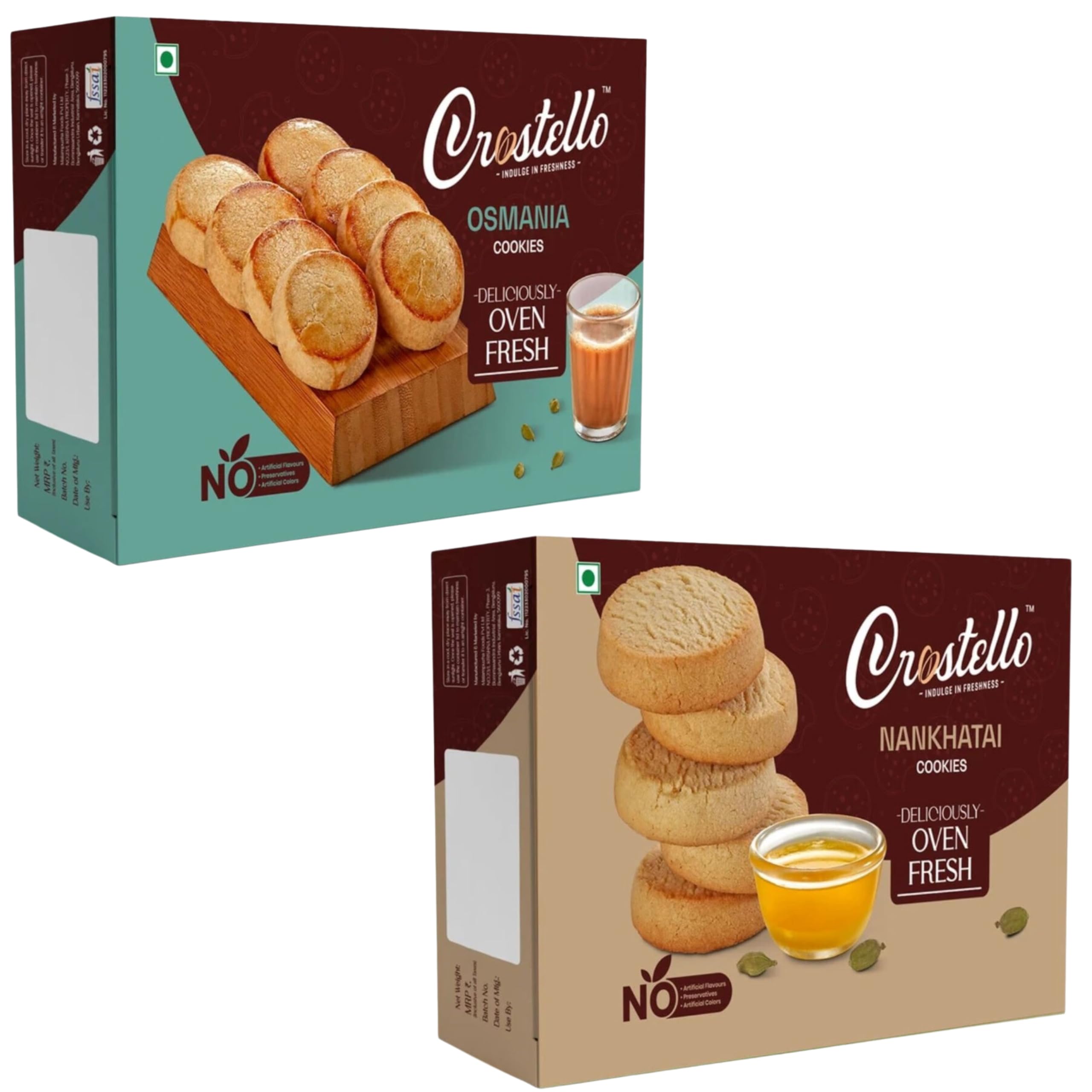 Crostello (Osmania biscuits) & (Enhanced Nankhatai cookies: Now Even Better Taste!) | 720g (FAMILY VALUE PACK - 360g each) (B0CKJQ99TW) Amazon Price History, Amazon Price Tracker