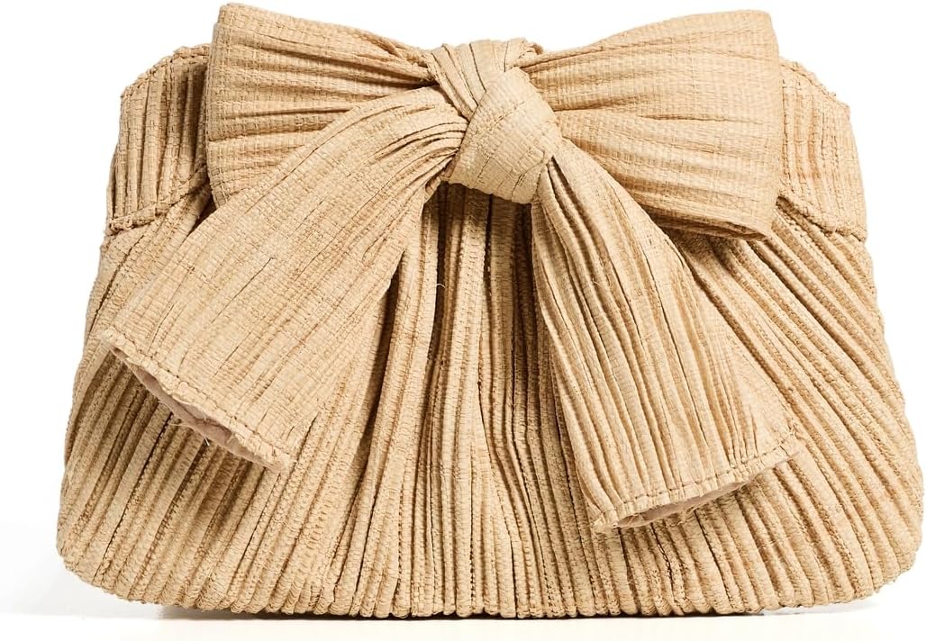 Loeffler Randall Women's Rayne Pleated Bow Clutch