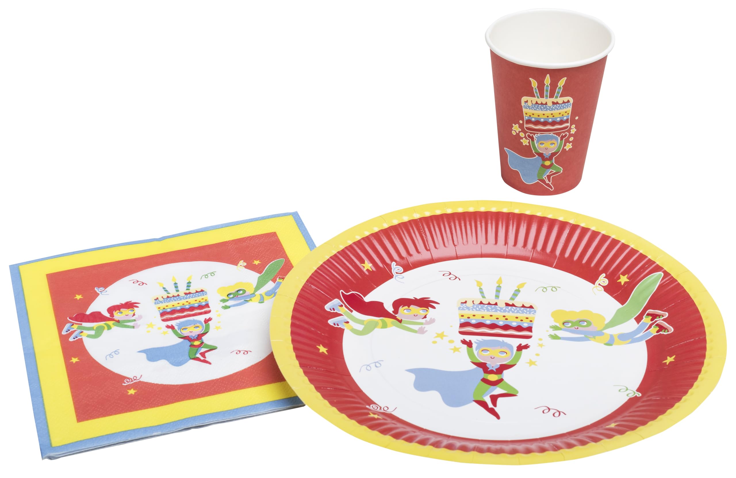 Pro Tablecloth - Ref 62360i - 16 Wadding Napkins 33 x 33 cm - 2 Ply - Superheroes - Image 3