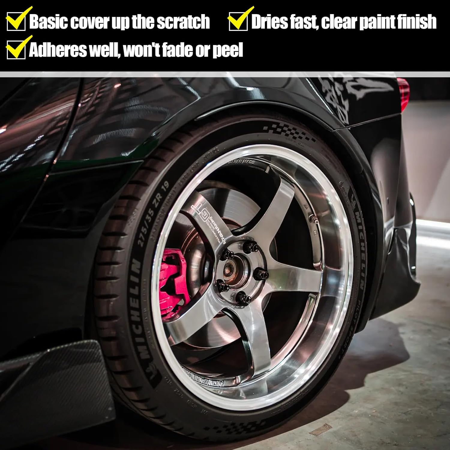 Peinture Retouche Noire Voitures Réparation Rayures