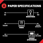 Accent Opaque White 8.5” x 11” Cardstock Paper, 100lb, 271gsm – 200 Sheets (1 Ream) – Premium Smooth Heavy Cardstock, Printer Paper for Invitations, Cards, Menus, Business Cards – 1188091R