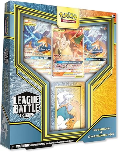 Miniatura 2 de Cartas Pokémon TCG League Battle Deck, con Reshiram y Charizard-GX