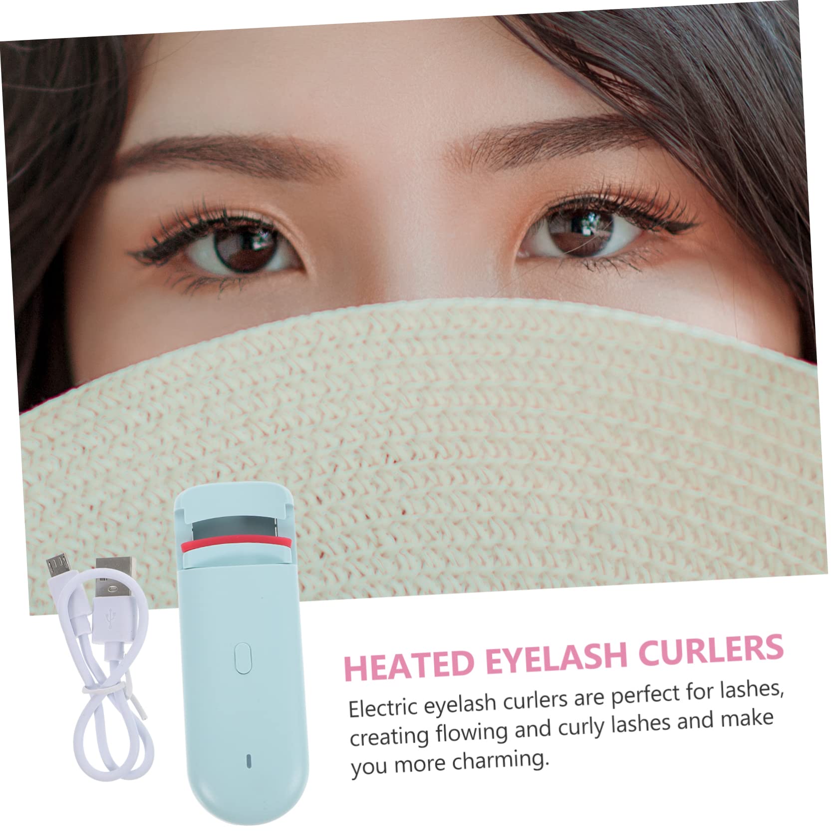 Ipetboom Convenient Electric Lash Curler Makeup Tool Easy to Use Durable Material