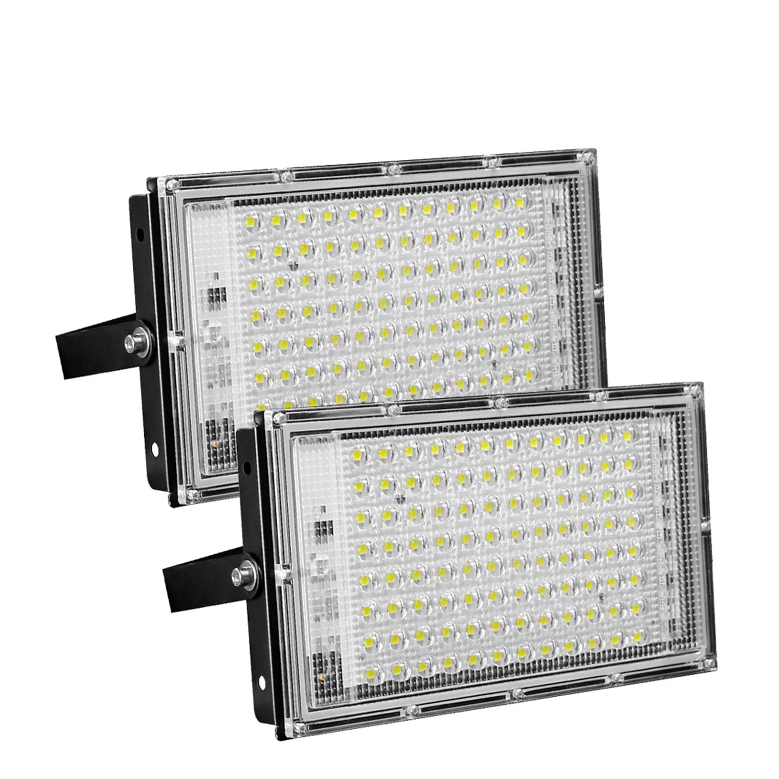 Światła bezpieczeństwa Zewnętrzne światło halogenowe Reflektory LED Oświetlenie zewnętrzne 150 W Projektor zewnętrzny LED Reflektor Lampa uliczna Ściana Ogród do ogrodu, podwórka, garażu, drzwi (Kol