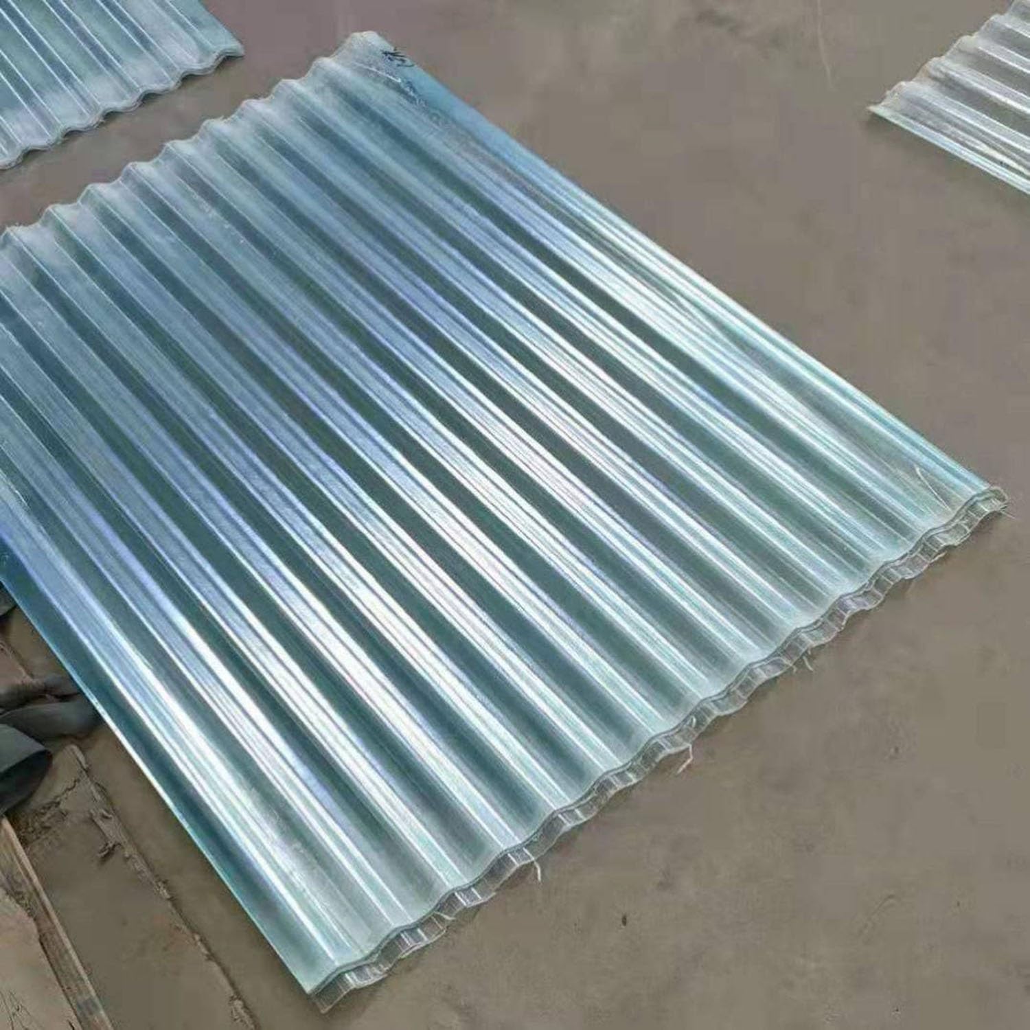 10 Sztuk Przezroczystej Blachy Dachowej, Zamienny Materiał Dachowy, Przezroczyste Panele światła Dziennego, Blachy Faliste 1,2 Mm, Do Wiaty Balkonowej Z Baldachimem, 50x90cm/19.6x35.4in
