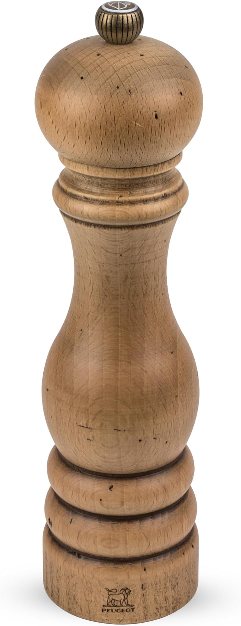 PEUGEOT - Paris 22 cm Salt Mill - Classic Grind System - Made with PEFC Certified Wood - Lifetime Guaranteed Mechanism - Made in France - Antique Colour