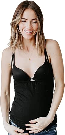 Naked Nursing Tank The Open Busted Breastfeeding Tank Top, Layering
