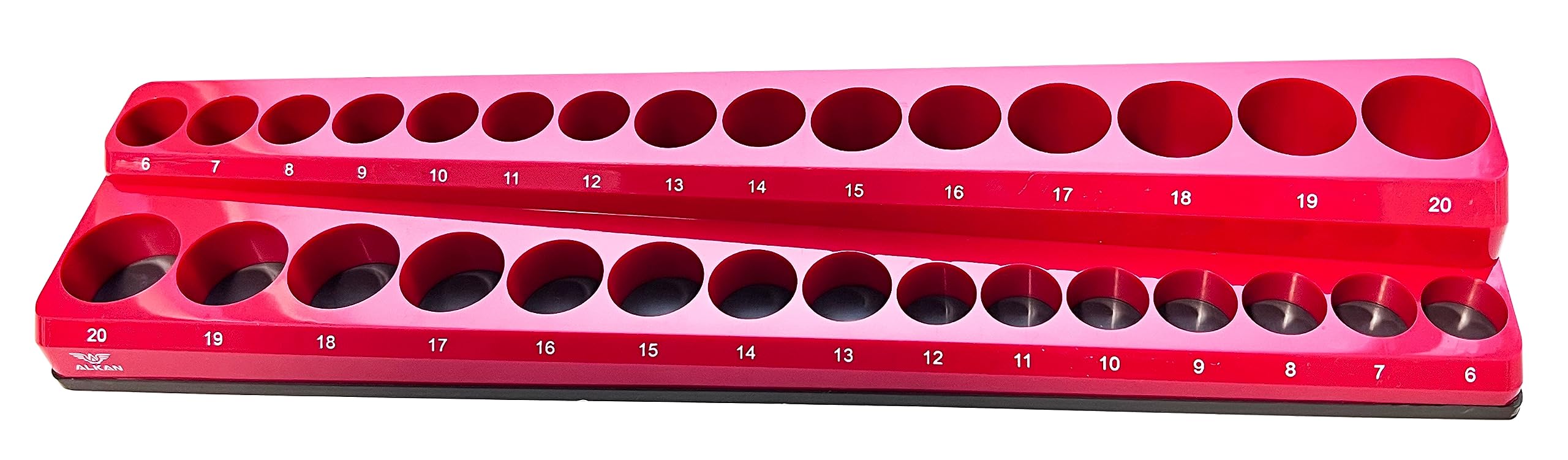 BGS 67158 Steckschlüssel-Halter – 3-teiliges Set Für 1/4", 3/8" & 1/2" Einsätze, Mit Aufhängeöse