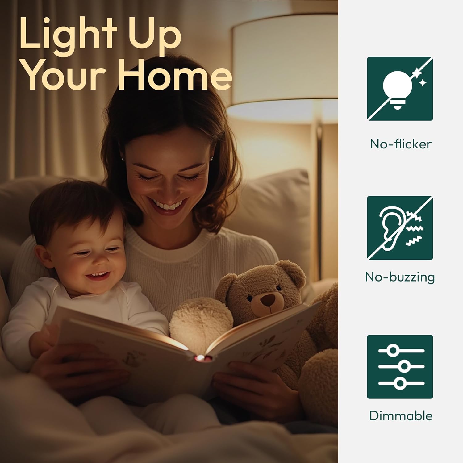 ALAMPEVER E12 LED Bulbs, Dimmable Chandelier Light Bulbs 40 Watt Equivalent, Flame Tip CA11 Candelabra Light Bulbs 4W, 2700K Soft White, 450LM, 24Pack