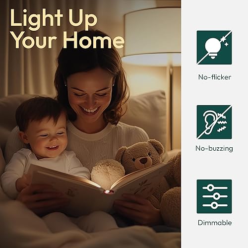 Miniatura 5 de ALAMPEVER Bombillas LED para candelabro, bombillas LED CA11 E12 regulables, 2700 K, blanco suave, 4 W (equivalente a 40 W), 450 LM, paquete de 12