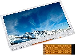 waveshare 4.3inch DSI Display 800 x 480, IPS Screen, Compatible with Raspberry Pi 4B/3B+/3A+/3B/2B/B+/A+, Compute Module3/3+/Compute Module 4 (No Touch)