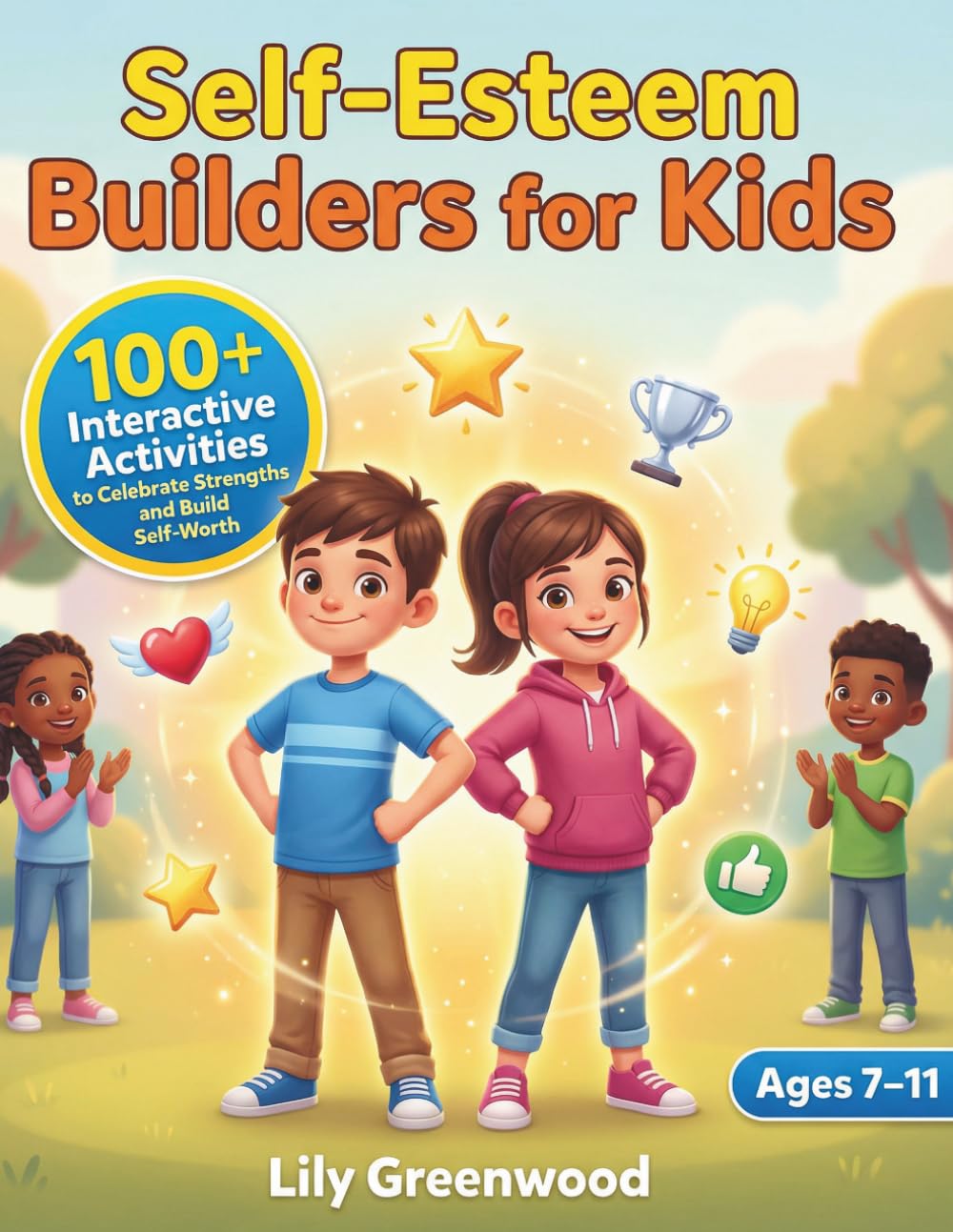 Self-Esteem Builders for Kids: 100+ Interactive Activities to Celebrate Strengths and Build Self-Worth (Ages 7-11)