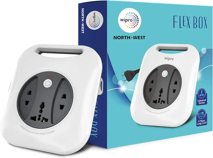 Wipro Flex Box Extension Cord