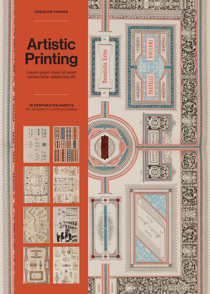 Artistic Printing beau livre de collection ornements letterpress d'art