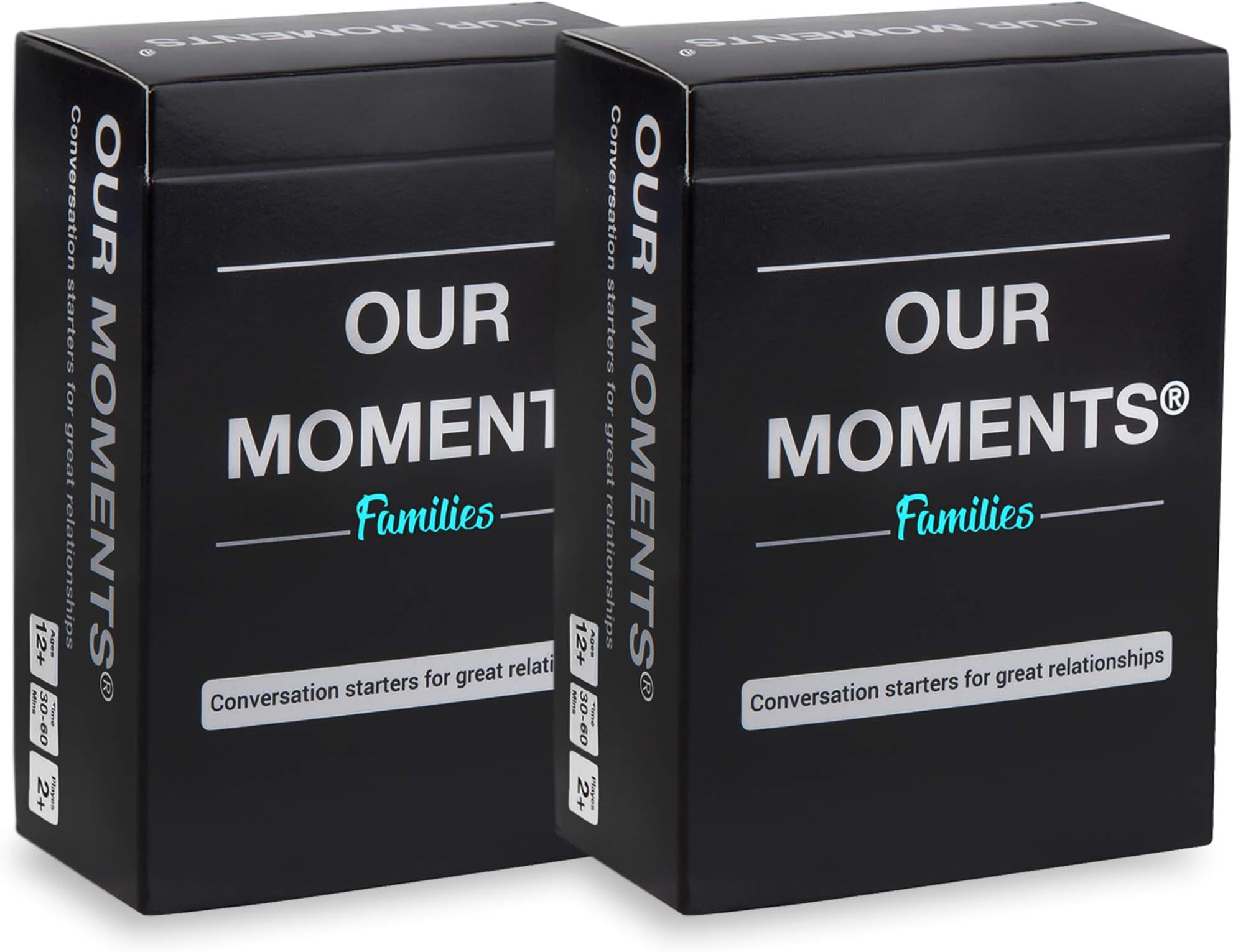 OUR MOMENTS Families (Bundle of 2): 100 Thought Provoking Conversation Starters Questions. Great Parent to Child/Grandparent to Grandchild Meaningful Communication for Healthy Family Development