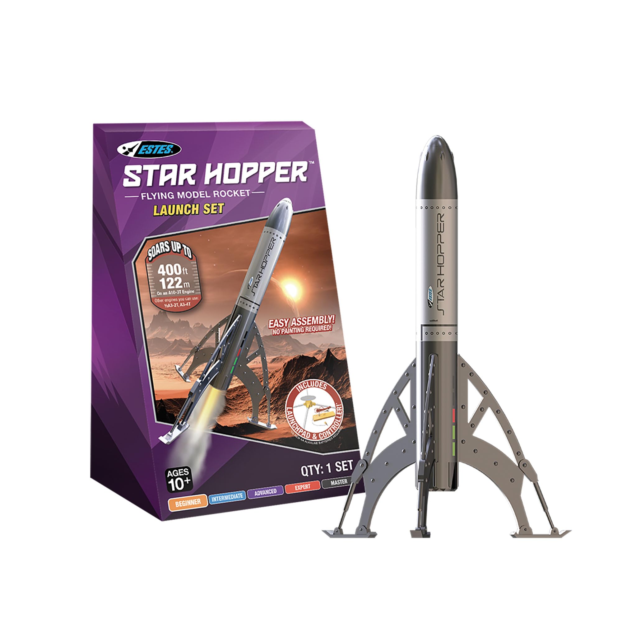Amazon.com: Estes Rockets 002427 Star Hopper Launch Set : Toys & Games