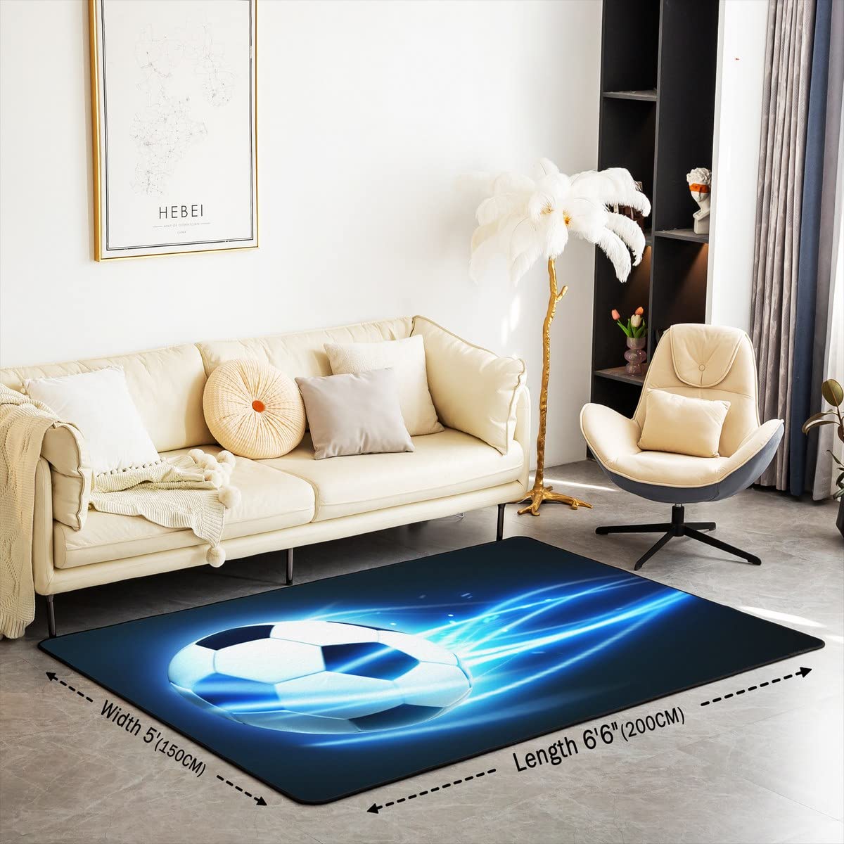 Rechthoekig tapijt van 100% gevlochten jute - 200 x 290 cm - Naturel - DAYA