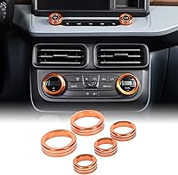 Vista 14 de Aunginsy Cubierta circular para botón de volumen de aire acondicionado de consola central, compatible con Ford Maverick 2022-2024, botón