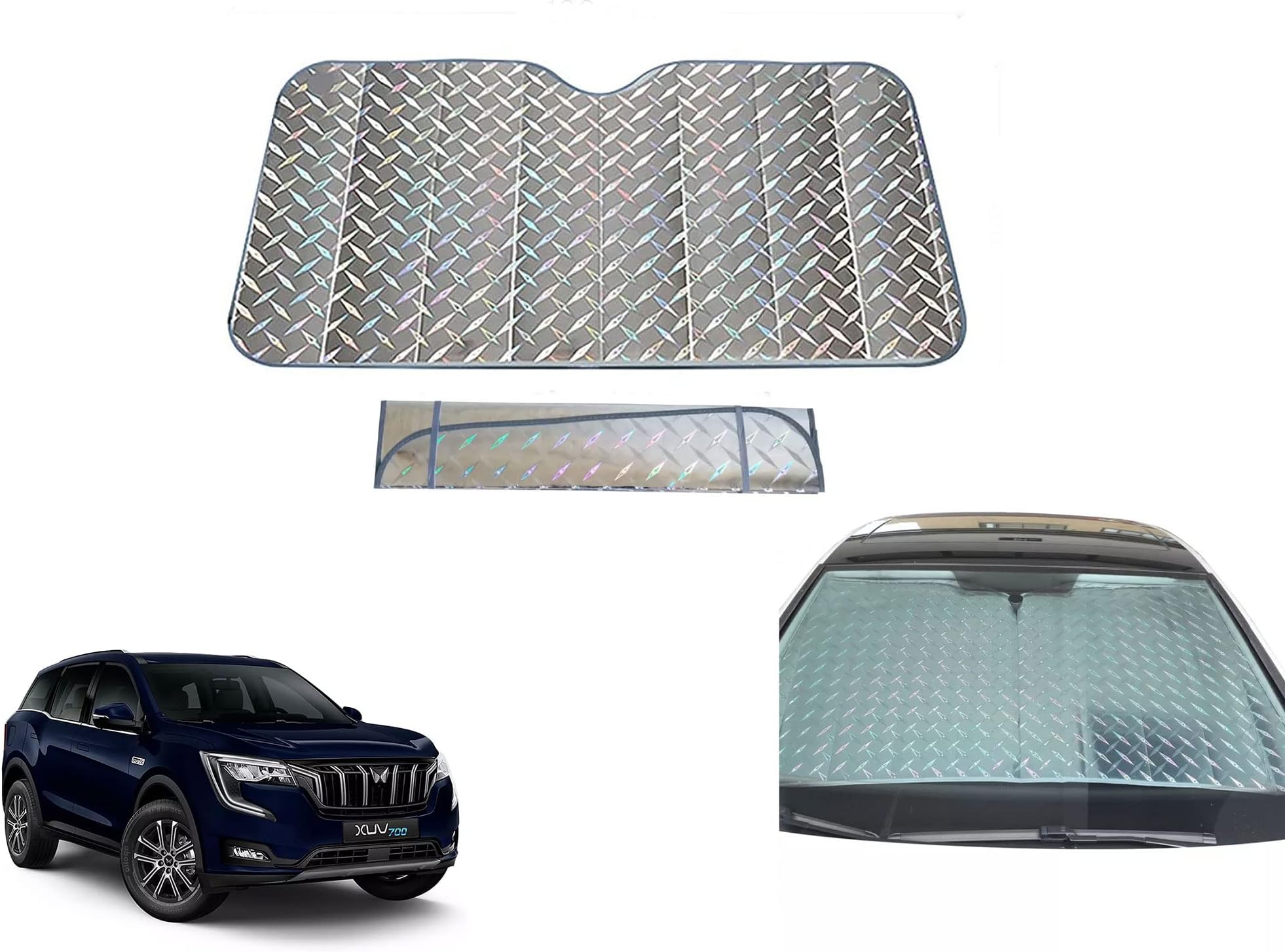 Auto Pearl Car Windshield 5 Layer Sun Shade Front Window Sunshade Cover