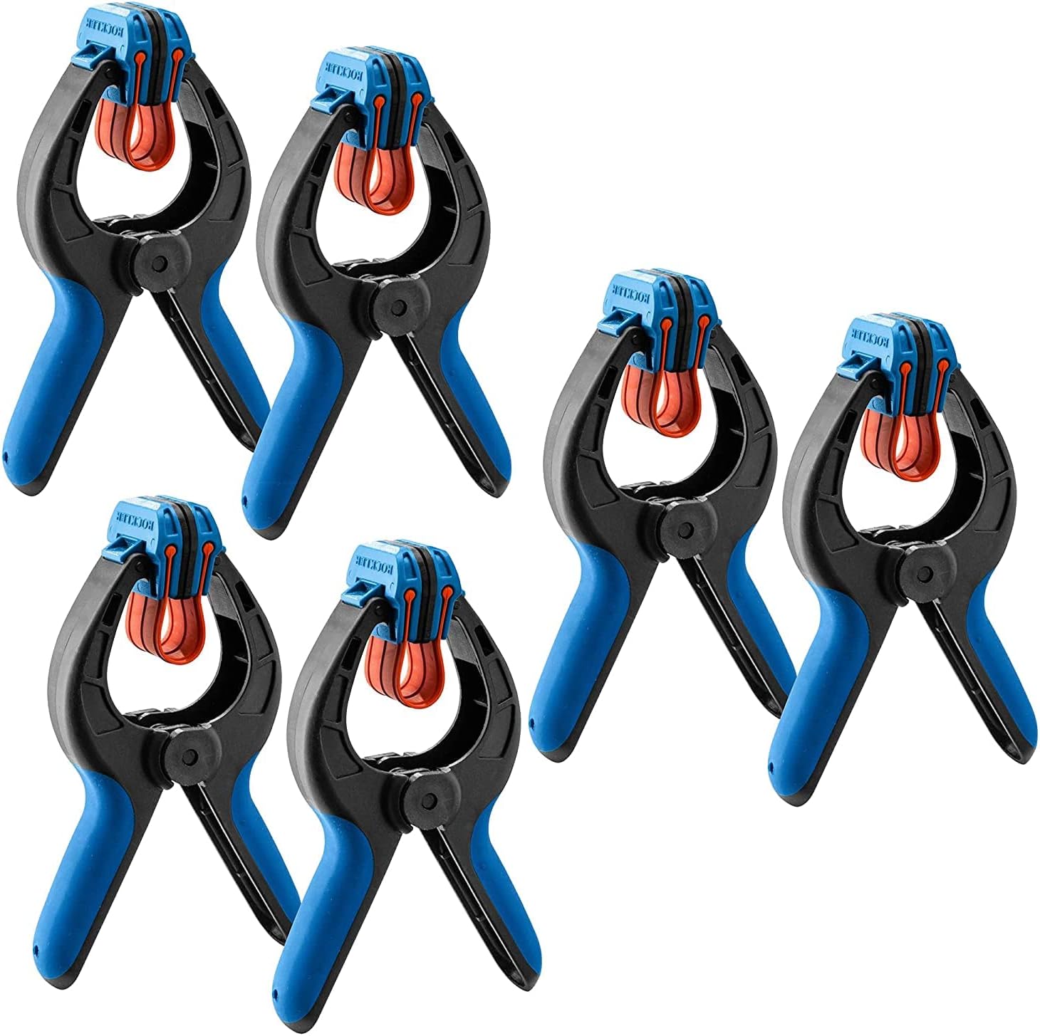 Large Spring Clamps (3 pack) Easy Squeeze Woodworking Bandy Clamps