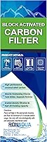 Vista 4 de Filtros de repuesto para sistema de filtración de agua potable de encimera de dos etapas, cartuchos de filtro de agua de carbón activado