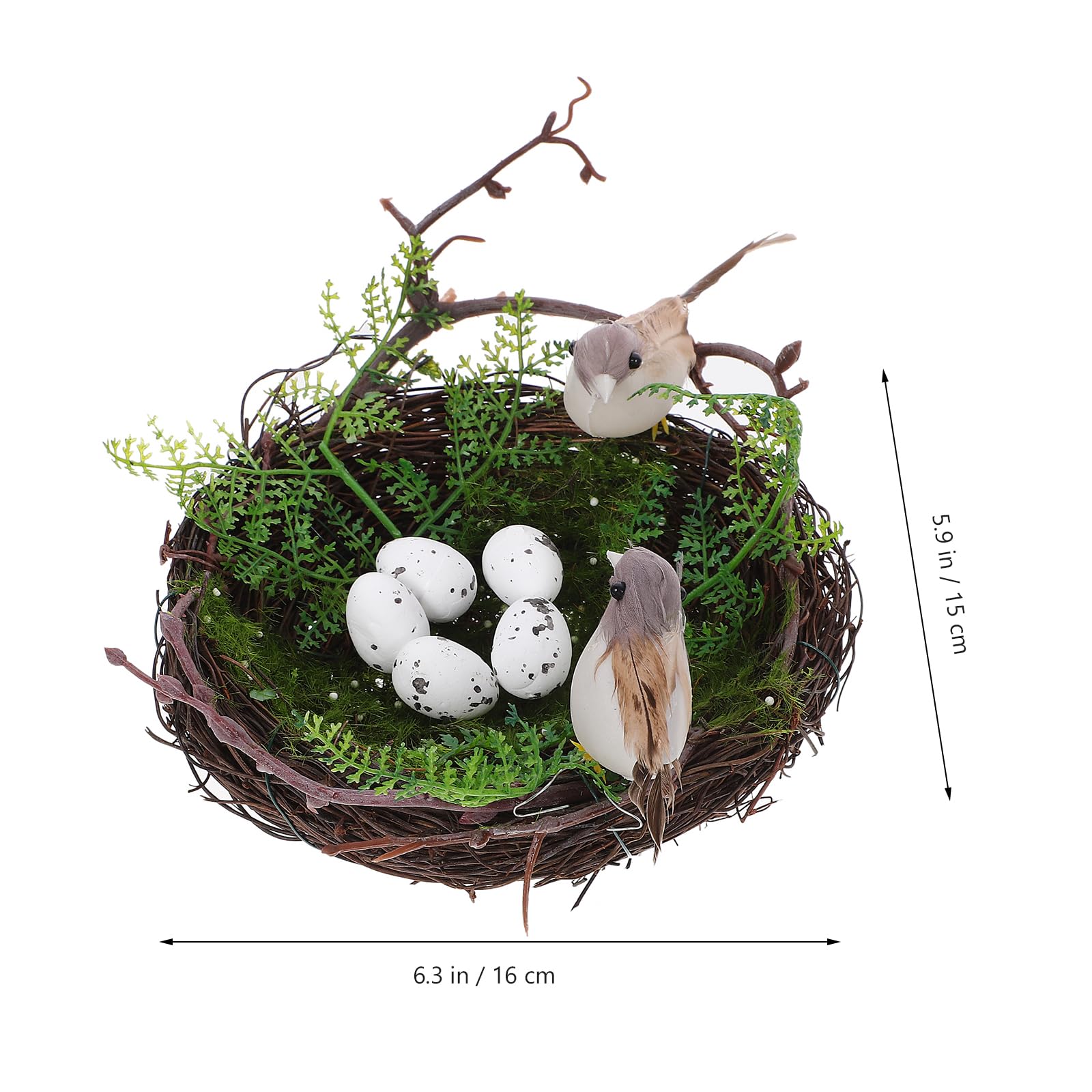 天然 希少 鳥の巣 インテリア ハタオリドリ科 メス Amazon.co.jp: Cabilock Spring フェイク 鳥の巣 鳥の巣 20cm 卵付き