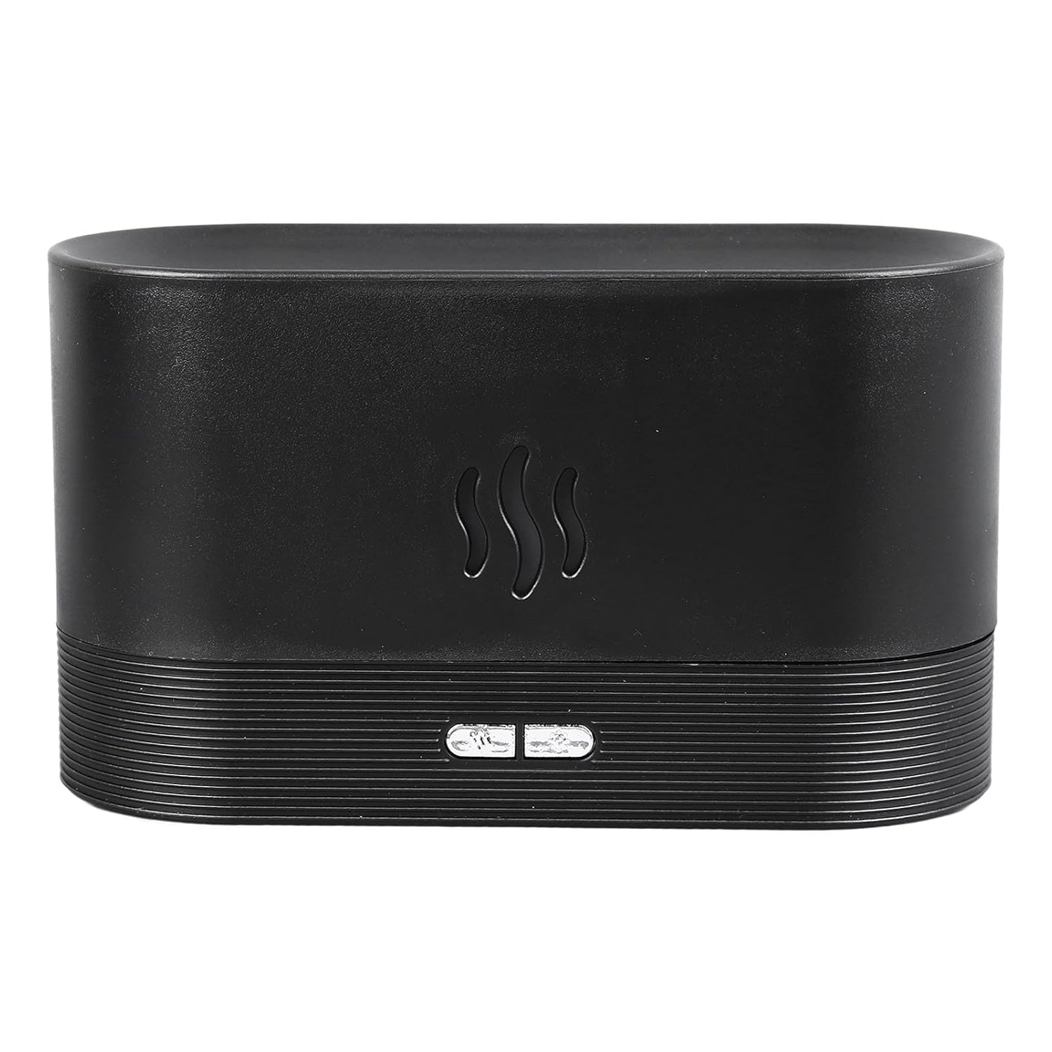 Flame Diffuser Humidifier Intimate Gift Colorful Flame Diffuser Relieve Stress Touchable for Office Black