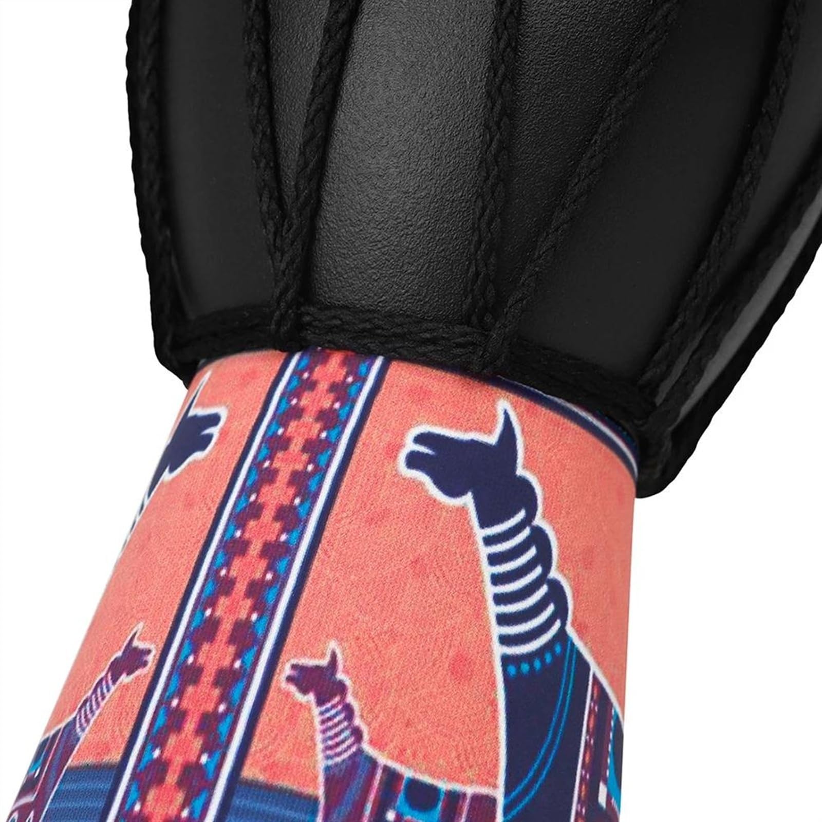 4-calowy Afrykański Bęben Djembe Przenośny Bęben Ręczny Lekki Afrykański Bęben Perkusyjny Afrykański Bęben Instrument (Color : C)