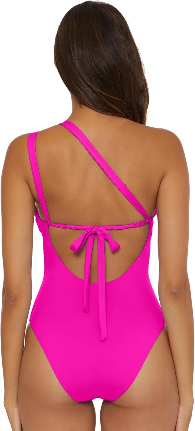 Soluna Swim Tahiti - Women's Asymmetric One Piece Swimsuit, Bathing Suits for Women