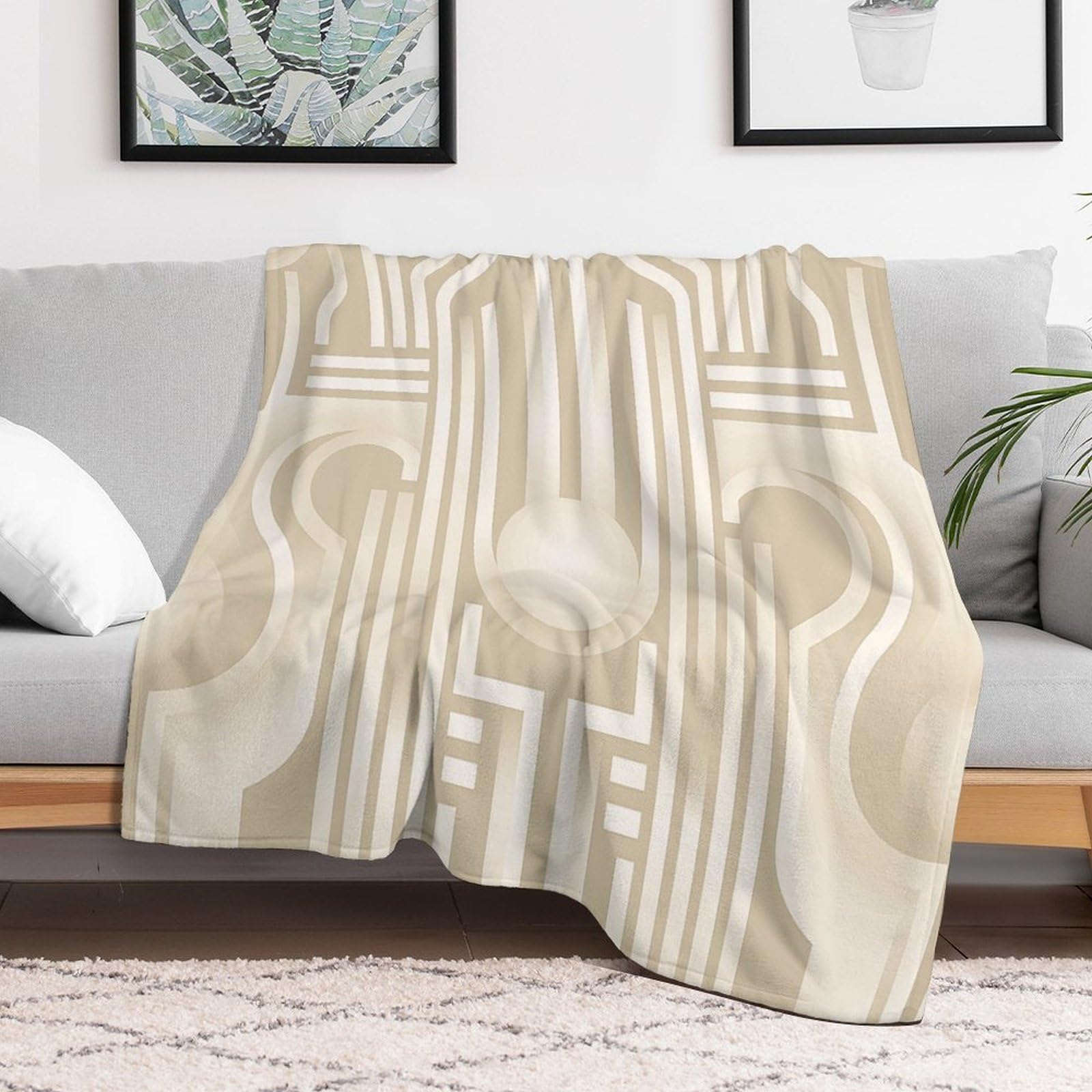 Grande couverture pour lit et canapé idéale pour les soirées cocooning