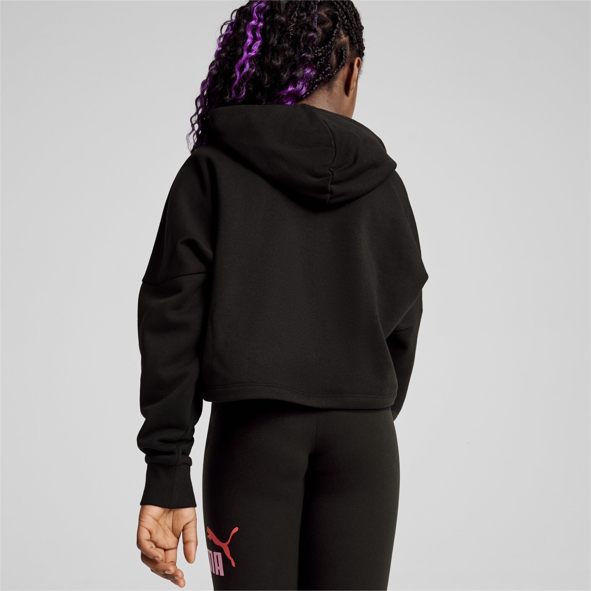PUMA Pot Dziewczynki Bluza Z Kapturem Z Logo Ess G