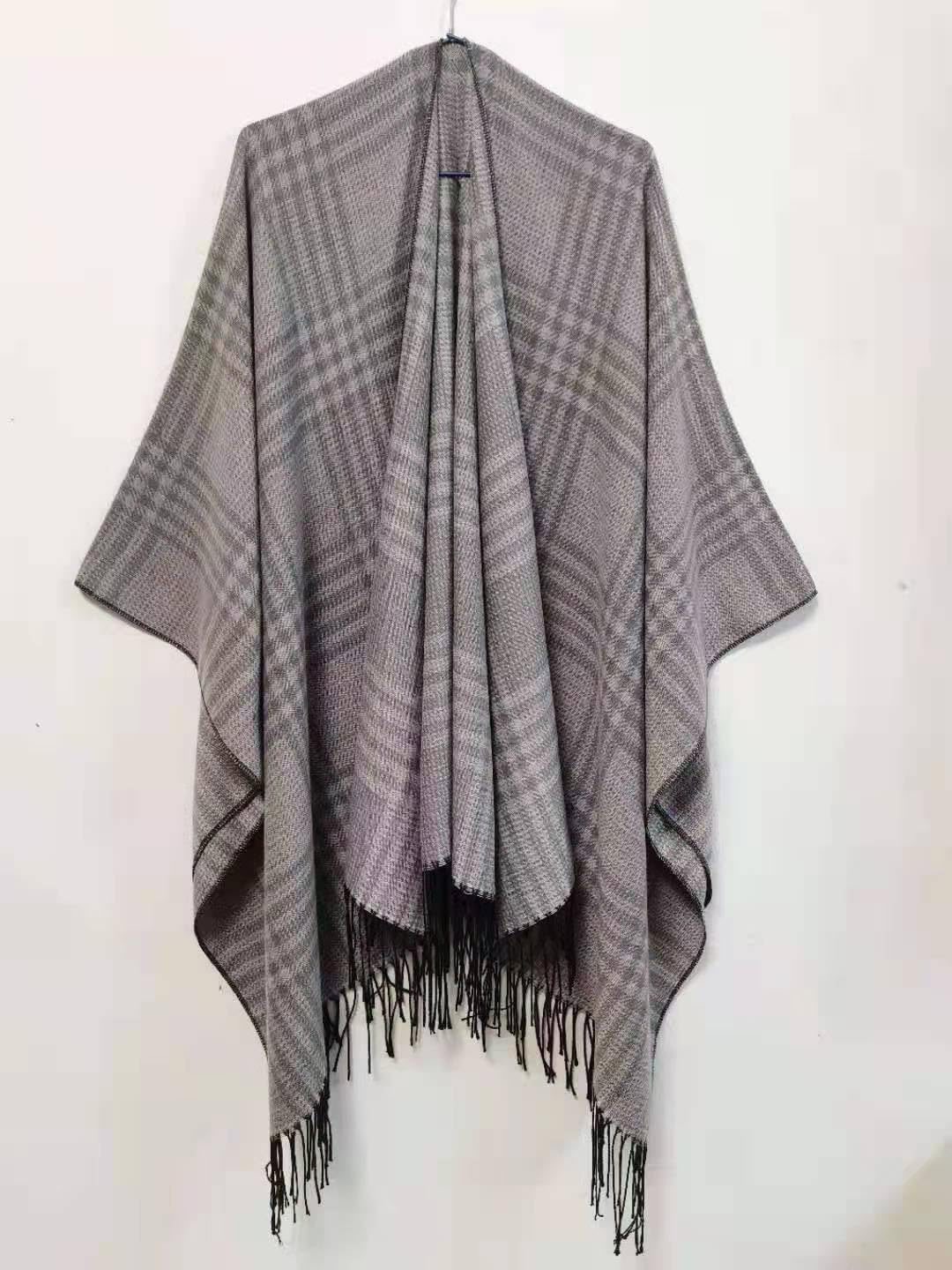 Shawl Split Cape Women's Plus Size Shawl