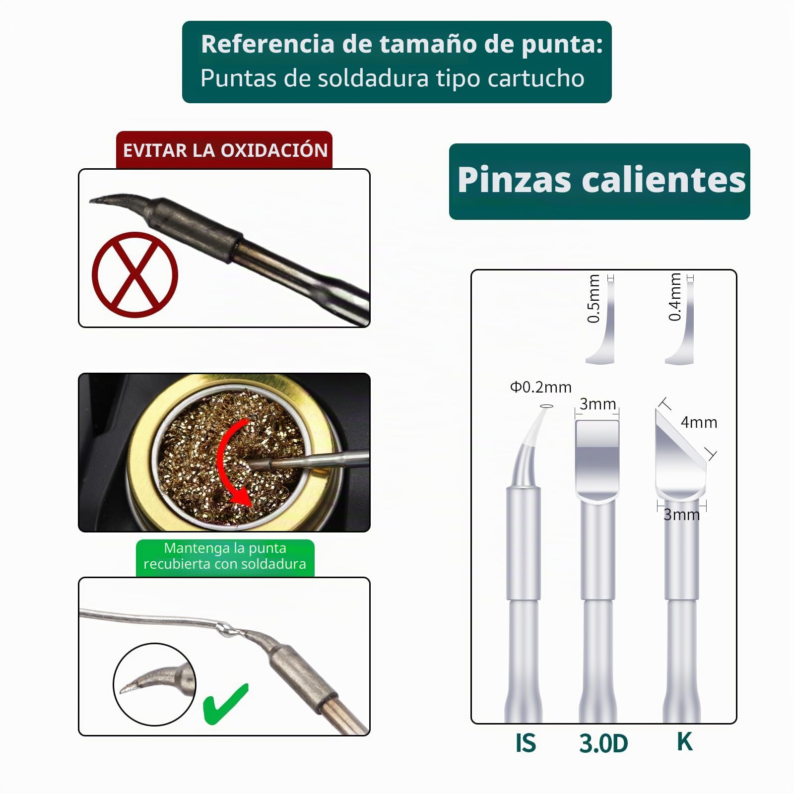YIHUA 982D-III Estacion de soldadura de precisión 2-EN-1 con soldador de estaño C210 y sistema de puntas de pinzas calientes C120 para retrabajo SMD, microsoldadura, kit de soldador estaño profesional