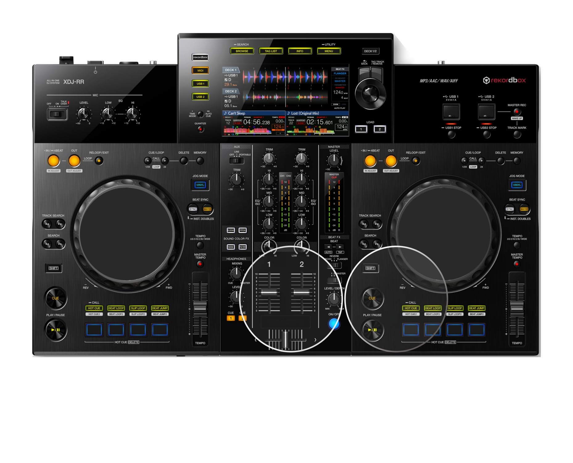 upscreen Scratch Shield Screen Protector Compatible with Pioneer XDJ -RR (Jog) - HD-Clear, Anti-Fingerprint
