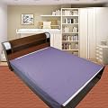 Nonibud Waterproof Plastic Mattress Protection Sheet for Baby and Adult - Double Bed/King Size - 7.5 x 6.5 feet - Grey