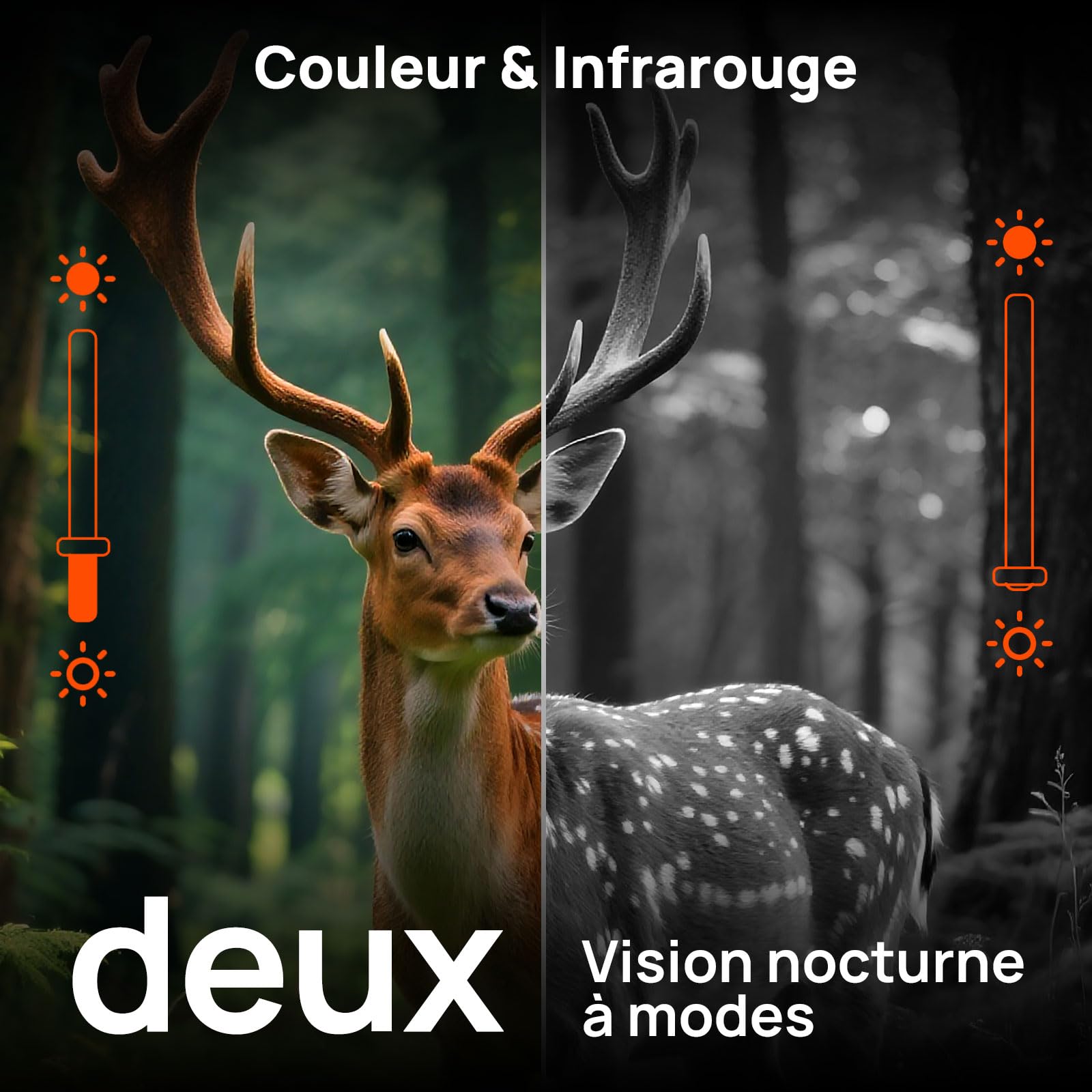 iZEEKER iG600 Caméra de Chasse WiFi Bluetooth 64MP 4K, Déclenchement 0,1s