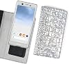 GAZE Xperia Ace Slide Type Notebook Type Notebook Type SO-02L Genuine Leather Hologram Croco Diary Xperia Ace Japan Authorized Dealer GZ16615