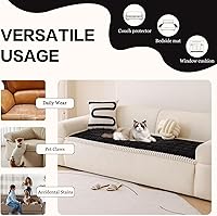 Vista 5 de DREAMINGO Fundas de sofá para mascotas, fundas antideslizantes y mullidas para sofá de perro, lavables geométricas jacquard, protector de cojín 1#