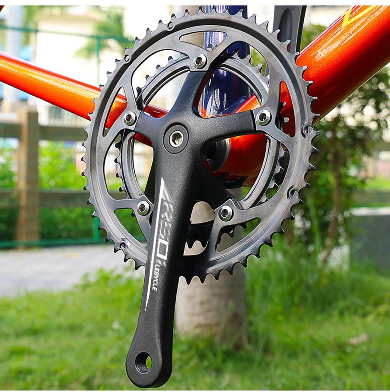 Guarnitura Bici 170 Mm 39/53T Lega Di Alluminio Set Di Pedivelle Adatto Alle Guarniture Per Bici Da Strada, Pedivella Bici, Pedivelle Mtb