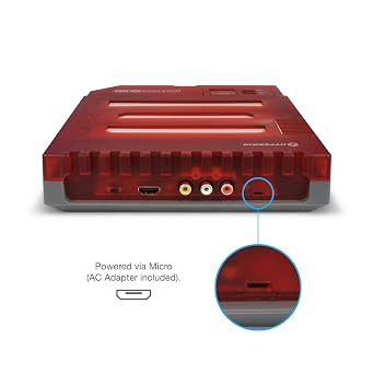 Hyperkin RetroN 3 HD 3-in-1 Retro Gaming Console for NES/Super Famicom/Genesis/Mega Drive/Super NES (SNES) -Jasper Red