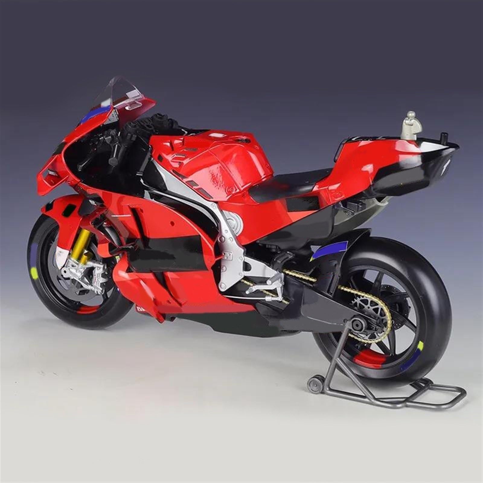 SEYXF Motorbike Toy 1:6 for Ducati for Lenovo Racing Team 2022 Desmosedici Gp 63 Motorcycle Model Alloy Simulation Toy Gift Collection