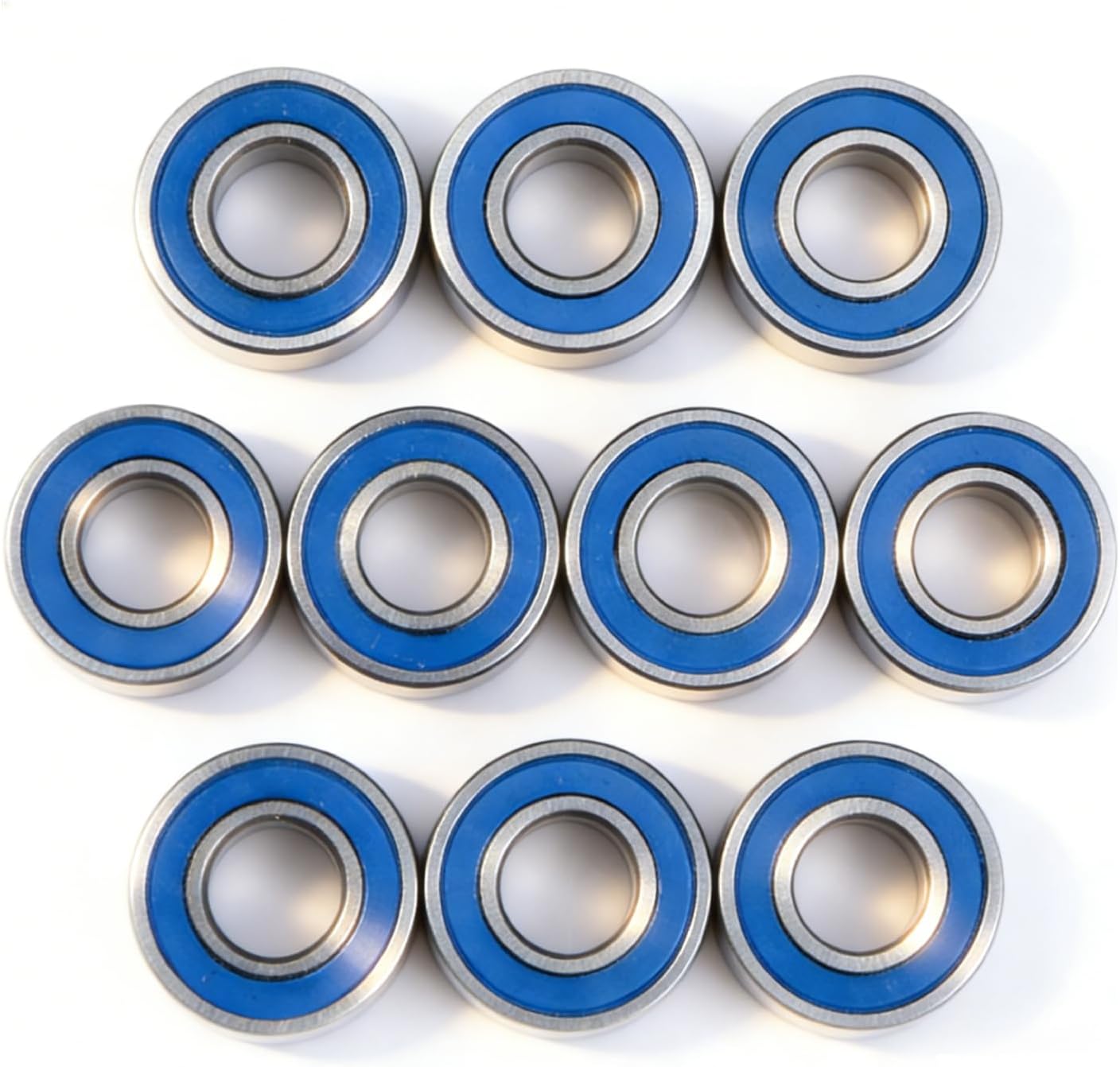 Replacement Ball Bearings, Flanged 5x11x4mm Mr115-2rs Steel Double Shielded Deep Bearing for Rail Track Linear Motion System