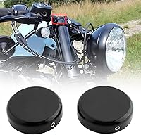 Vista 2 de Tapa de tuerca de vástago de horquilla superior negra para Harley-Davidson XL1200X 48 2016-2022