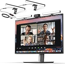 HumanCentric Video Conference Lighting - Webcam Light for Streaming, LED Monitor and Laptop Light for Video Conferencing, ...