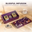 CHAYAM Tea Gift Set with Infuser | 2 Loose Leaf Tins – Kashmiri Kahwa & Ginger Lemongrass (50g Each) | Soothing Green & Herbal Fusion | Tea Gift Pack for Tea Lovers | Wedding, Anniversary & Birthday Gift gallery image