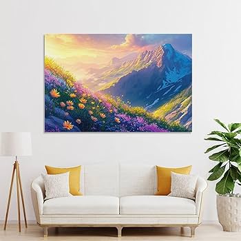 玄関に飾る 山の絵 絵画 花 壁掛け 絵 インテリア自然 風景画モダン 玄関に飾る 山の絵 絵画 花 壁掛け 絵 インテリア自然 風景画モダン