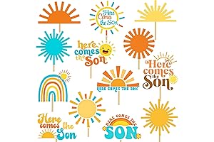Here Comes the Son Cupcake Toppers