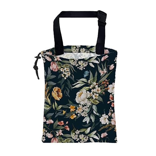 Miniatura 20 de Bolsa de basura para coche linda con gatos de dibujos animados, bolsa de basura impermeable a prueba de fugas con cordón, bolsa de basura plegable