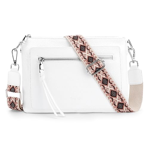 befen Genuine Leather Crossbody Bags for Women Medium Purses Shoulder